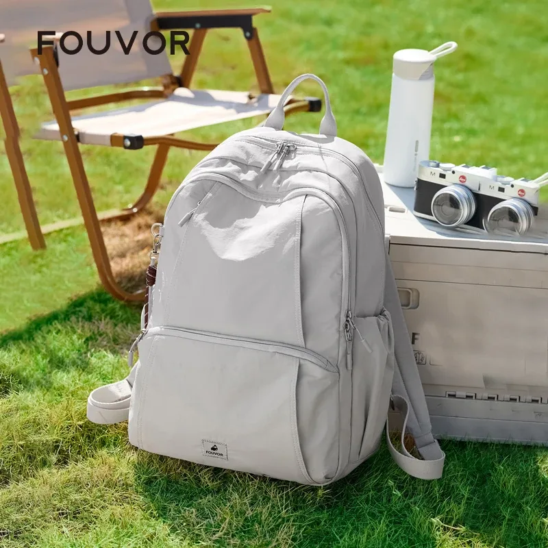 Sac à dos de voyage étanche grande capacité Fouvor, minimaliste, pour randonnée en extérieur, travail quotidien, ordinateur portable, trajets domicile-travail 3082-18 3082-13
