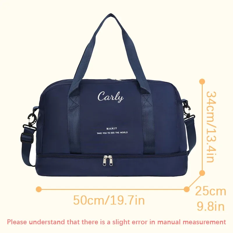 broderie personnalisée/style standard 2 options, sac de voyage de grande capacité, sac à main, saison de rentrée scolaire, super cadeau!