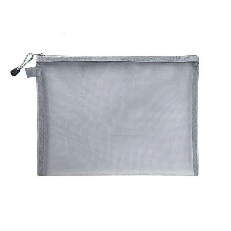 1 pièces femmes maquillage trousse de maquillage organisateur sacs de rangement pochette noir rose bleu gris maille sac cosmétique toilette clair sacs de lavage étui