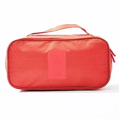 sac de rangement de voyage étanche multi-compartiments pour sous-vêtements, étui portable pour soutien-gorge et chaussettes, pochette de lingerie multi-imprimés pour femmes