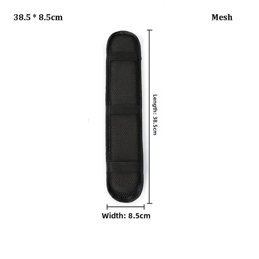 nouvelle bandoulière amovible respirante avec coussin de décompression noir pour sac à dos, antidérapante pour extérieur