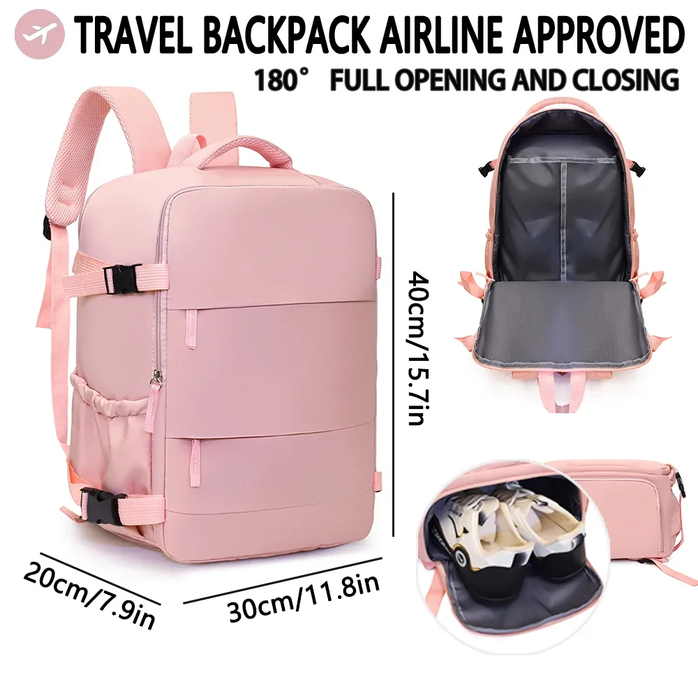 Sac à dos de voyage approuvé par la compagnie aérienne Easyjet Wizz Air grande capacité, léger, sac à dos d'ordinateur de voyage d'affaires à courte Distance