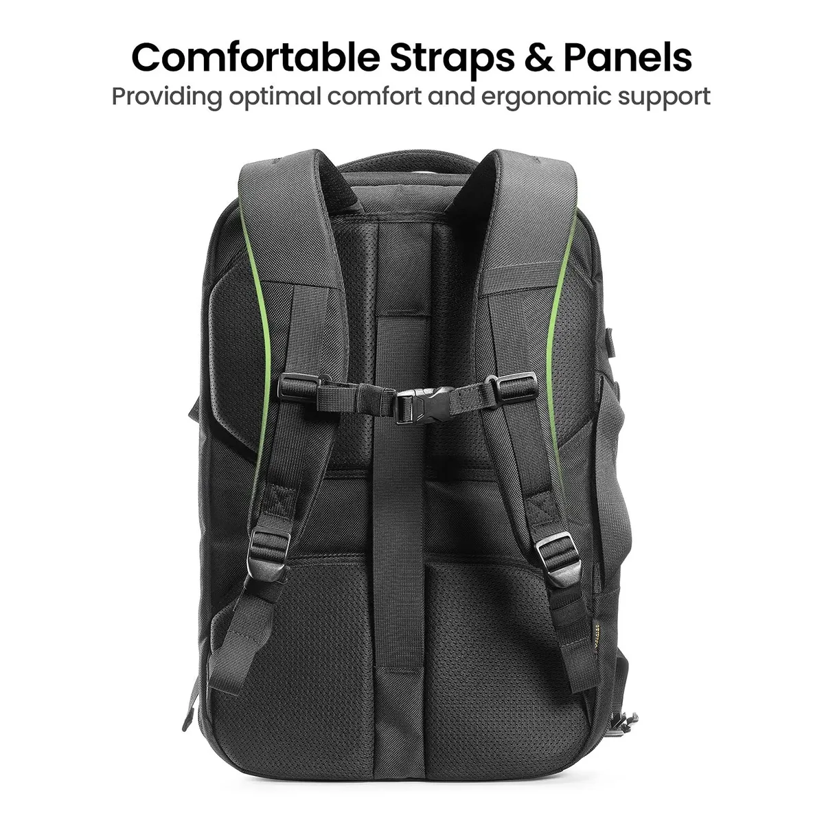 sac à dos d'affaires de grande capacité pour hommes, sac de voyage pour ordinateur portable pour le travail, le collège, sac à dos d'école pour étudiants avec port usb, bagage à main