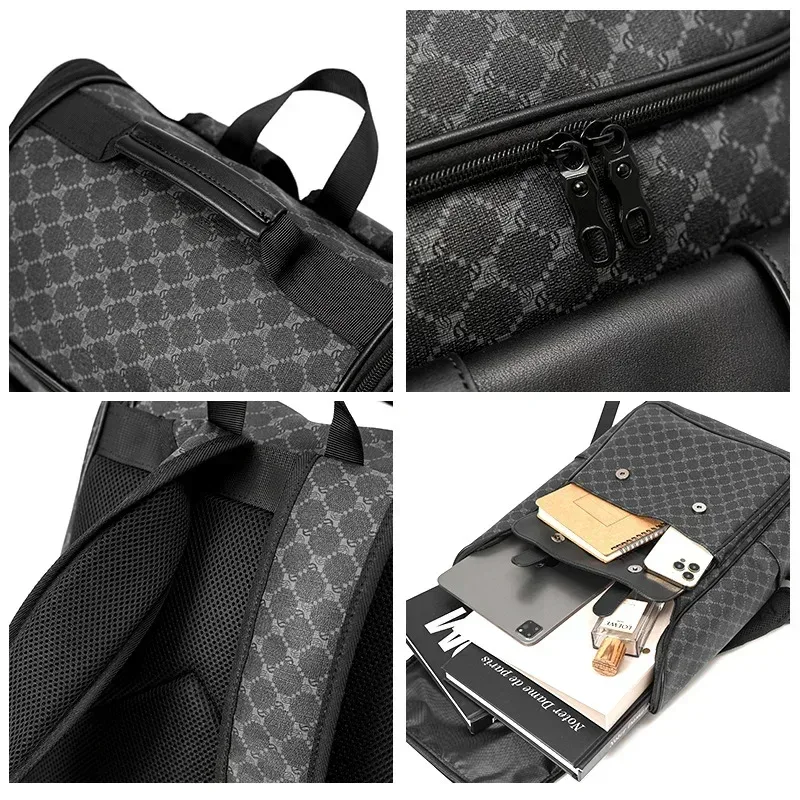 sac à dos design de luxe pour hommes et femmes, sac à dos de voyage de grande capacité, imprimé floral, sac d'école pour étudiants, sac d'affaires latop