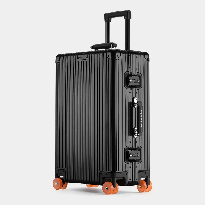 nouveau bagage tout en alliage de magnésium 100% valise à main de grande capacité de 28 pouces taille de cabine de 20 pouces avec verrouillage par mot de passe