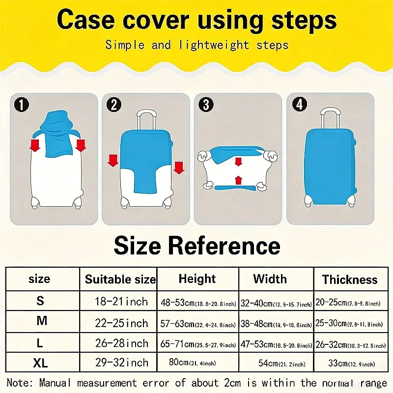 housse de protection élastique pour valises de voyage, housse de valise pour bagages de 18 à 32 pouces, accessoires de voyage xlxbht03