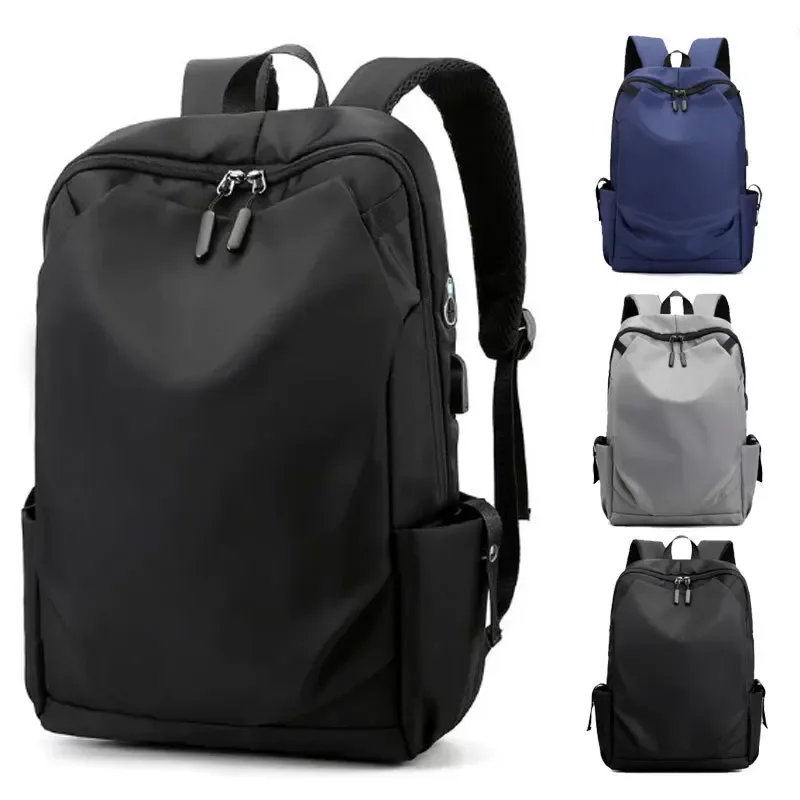 Sac à dos minimaliste à double bandoulière pour hommes, sac à dos de voyage décontracté de grande capacité, adapté pour