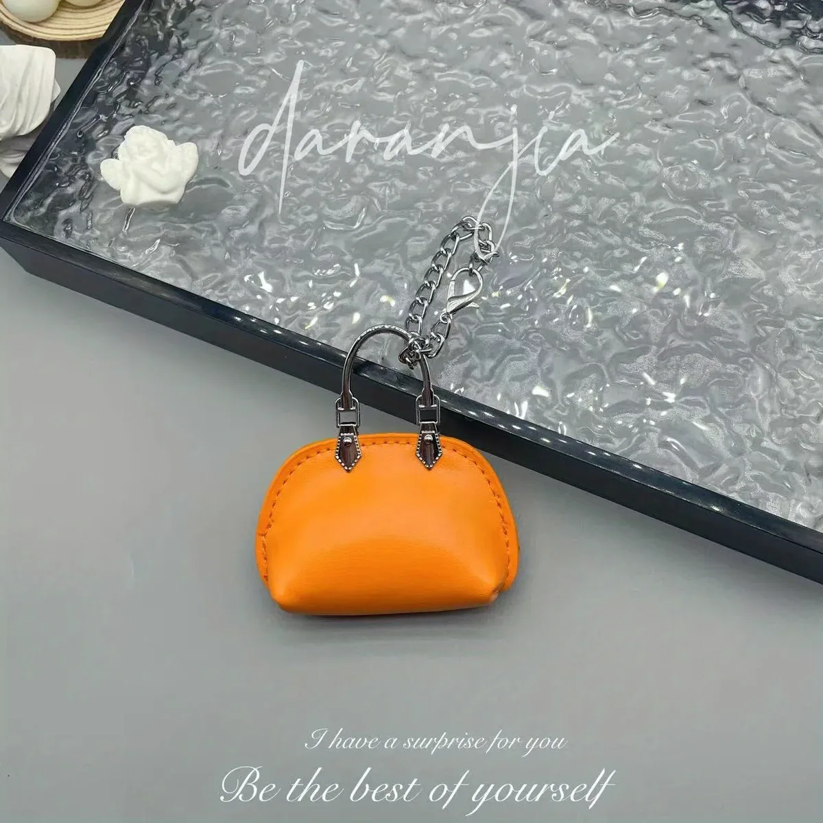 mini petit sac exquis sac pendentif chaîne coquille sac porte-clés sac à bandoulière décoration cadeau créatif bricolage femmes sac accessoire