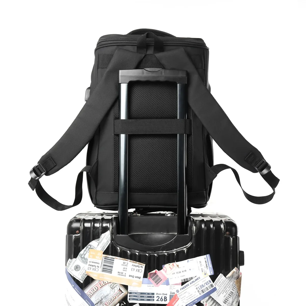 Sac à dos à la mode pour hommes, sacs d'affaires de bonne qualité, sac d'ordinateur de grande capacité, sacs d'école étanches, sac à main pour hommes