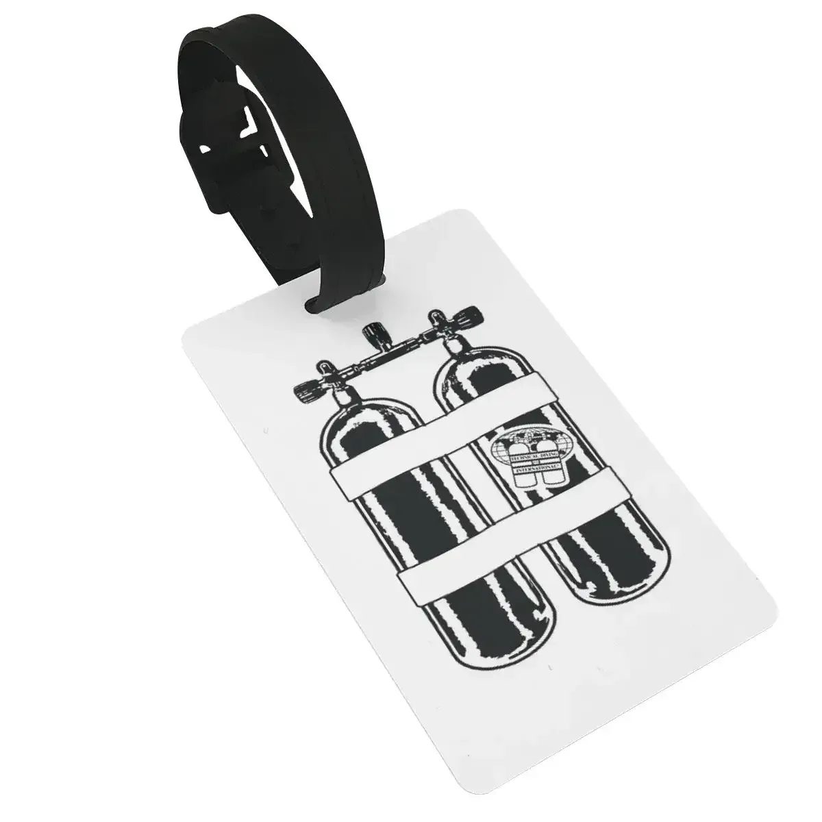 étiquettes de bagage de plongée sous-marine, accessoires de valise, voyage, bagages d'embarquement, porte-étiquette portable, nom d'identification, cadeau de plongeur
