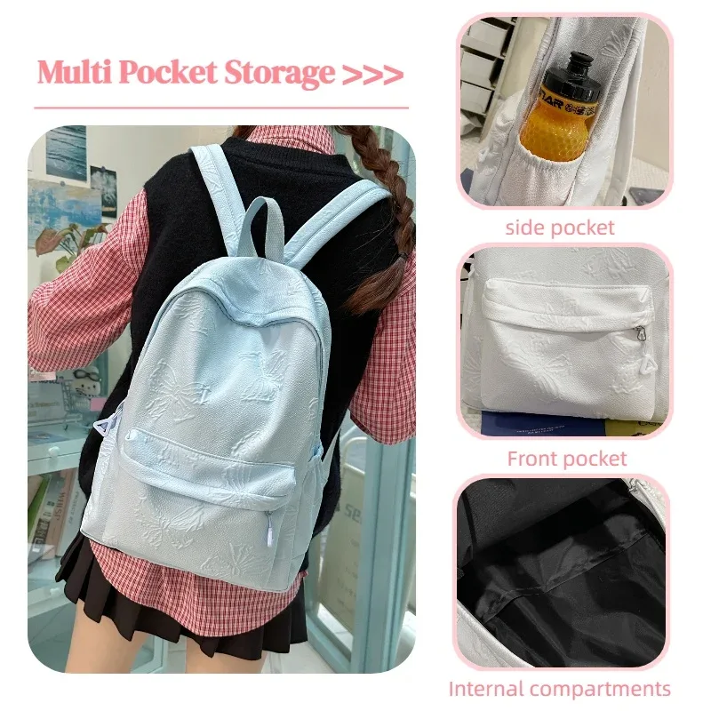 sac à dos de grande capacité, sac à dos simple pour étudiants, adapté aux étudiants, aux voyages, aux trajets quotidiens, à l'université, etc.