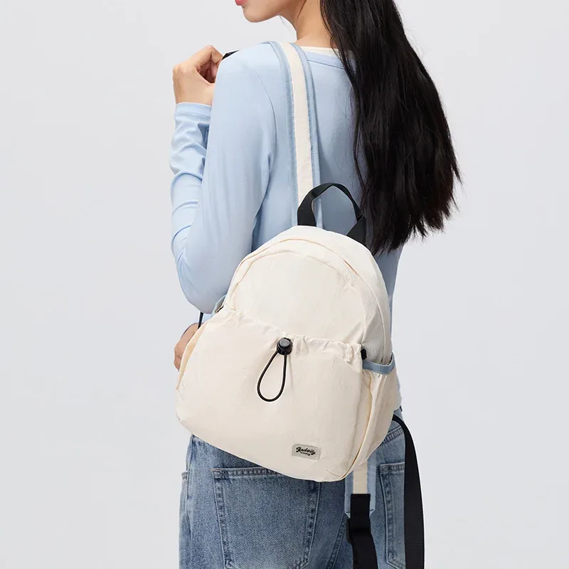 sac à dos femme semir avec sangle contrastante, léger, style décontracté, pour trajets quotidiens, voyages, étudiants, sac de transport quotidien 2026