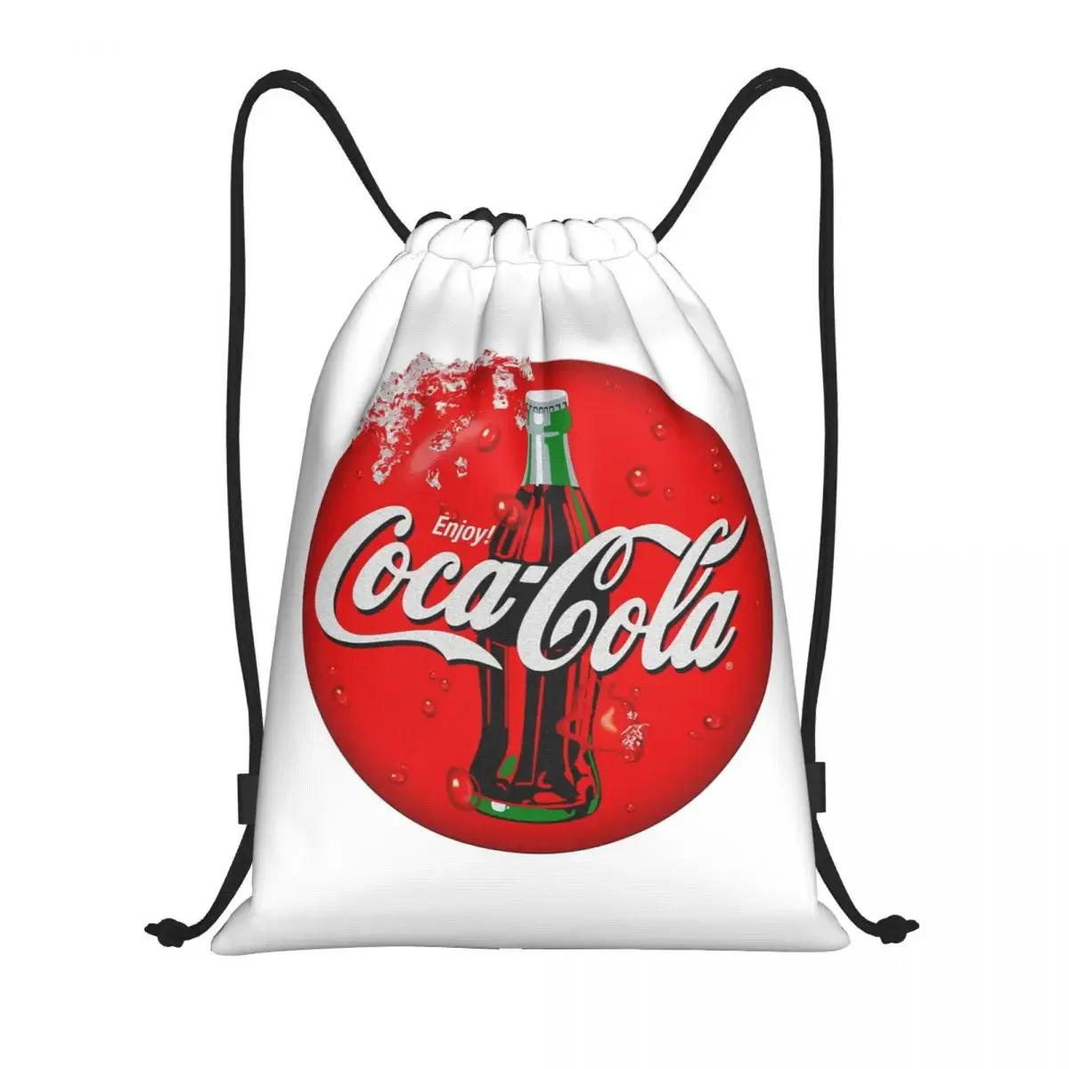 sacs à dos coca cola, sacs décontractés à cordon, sacs pour articles divers, sacs à livres pour étudiants en voyage