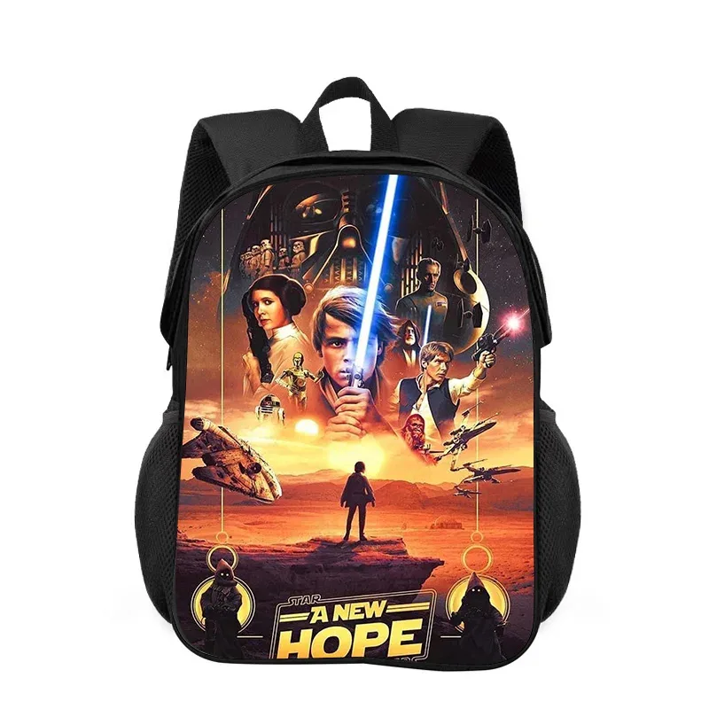 sac à dos star wars, style film, imprimé en 3d, pour étudiants, garçons et filles, nouveau style tendance et polyvalent, sans collision de styles
