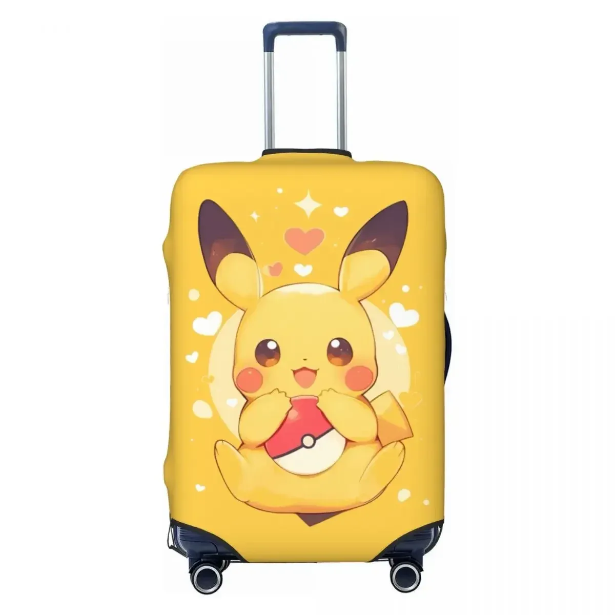 housse de valise imprimée p-pikachizer, en matériau extensible, 18-32 pouces, anti-poussière, lavable, anti-rayures, accessoire de voyage