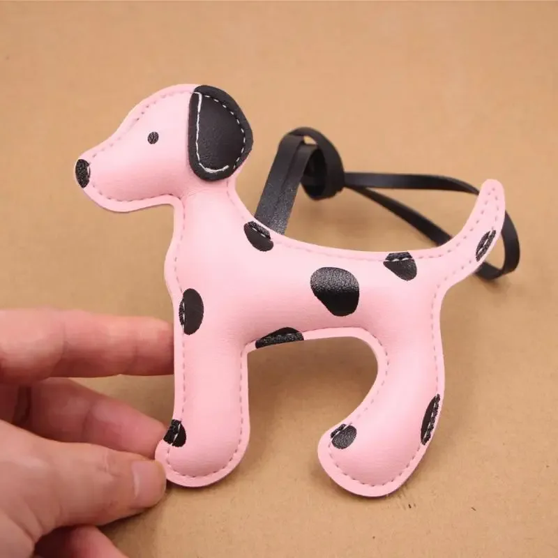  pendentif de sacs à bandoulière, breloque chien mignon, corde en cuir pour sacs à dos, accessoires de bricolage, cadeau idéal pour femmes