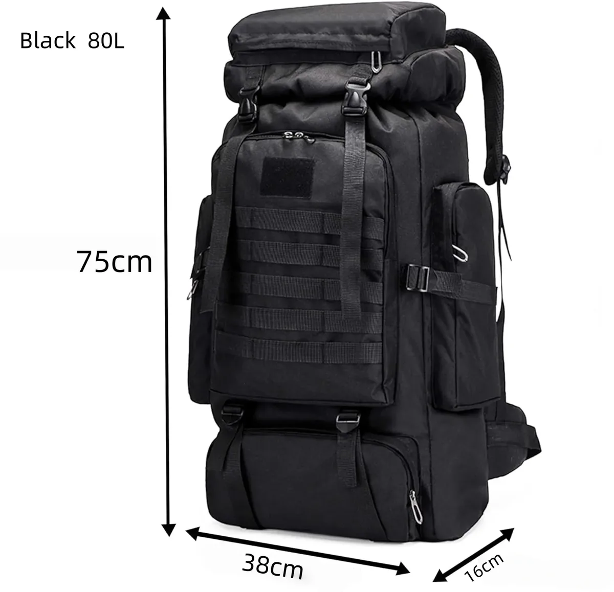 sac de montagne 80l/100l, sac d'escalade, sacs à dos tactiques, grand sac à dos, sacs de randonnée, sacs de camping, sacs de voyage