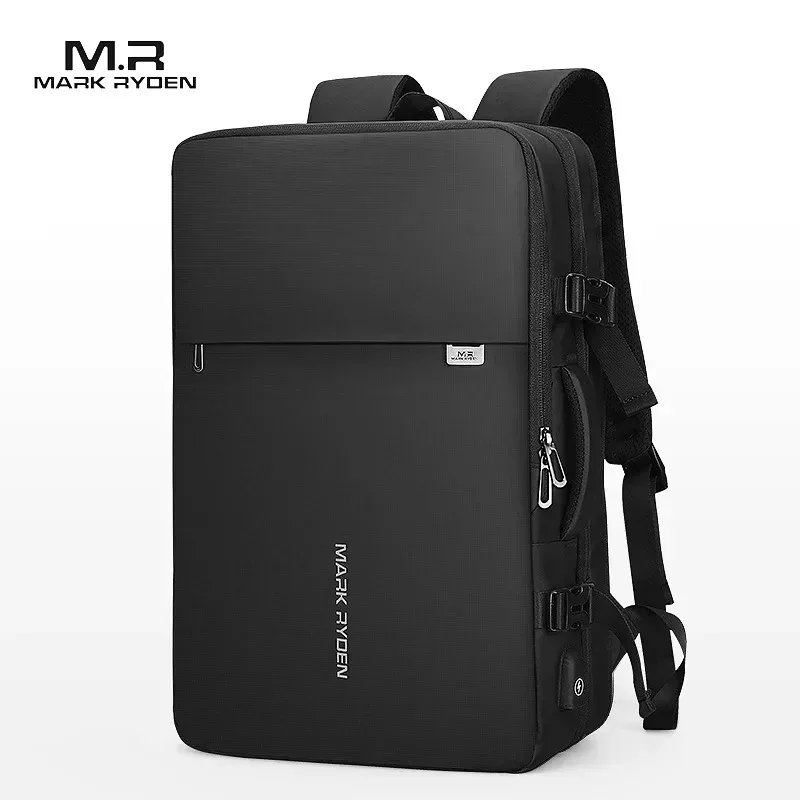 mark ryden homme sac à dos ajustement 17 pouces ordinateur portable usb charge multicouche espace sac de voyage affaires mâle antivol mochila