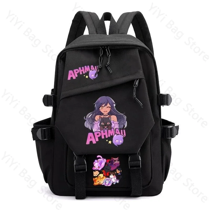sac à dos aphmau, sac à dos d'école de grande capacité pour étudiants, sac à dos de voyage léger et durable en nylon pour garçons et filles