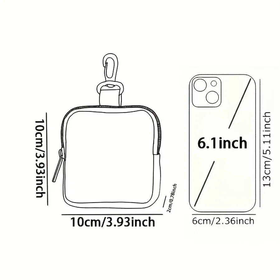 porte-monnaie grande capacité à motif imprimé chat, sac de rangement pour pièces de monnaie imprimé numériquement, porte-monnaie multifonctionnel pour cartes et clés, choix de cadeau idéal