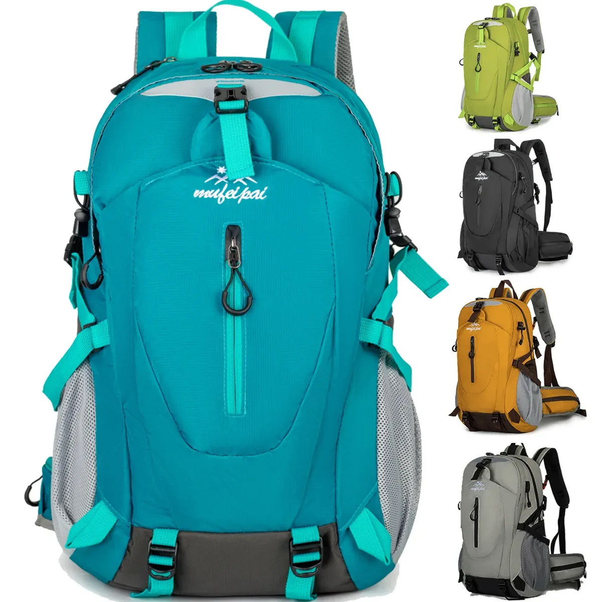 Extra Large taille 40L Sports de plein air alpinisme sac hommes et femmes Couple sac à dos décontracté hydrofuge Double sacs à bandoulière