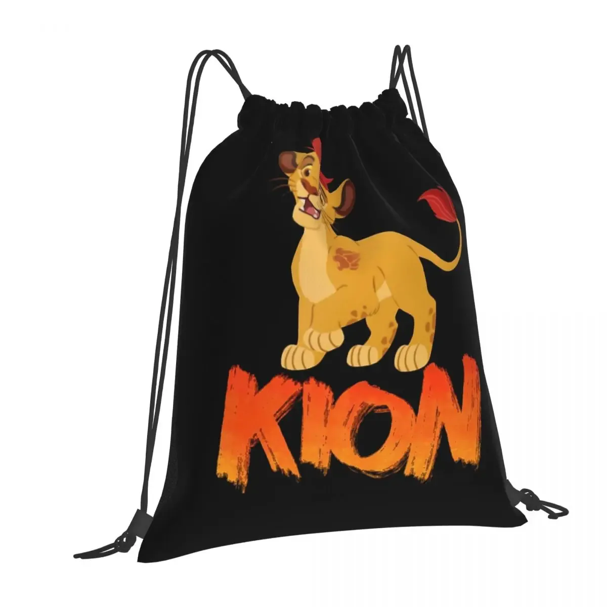 Lion Guard Kion Sacs à dos multifonctions avec cordon de serrage, sacs à chaussures, sacs à livres pour homme et femme, école