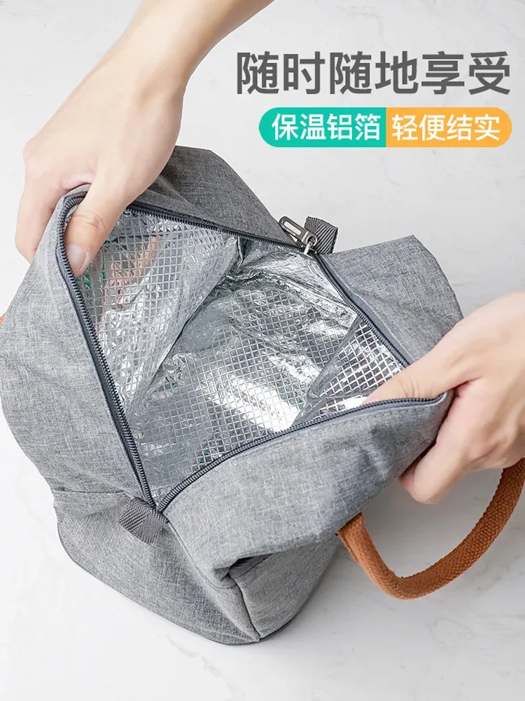 sac de pique-nique de camping, mini sac de glace, sac de rangement pour déjeuner, sac de rangement des aliments portable pour étudiants, panier de pique-nique thermique, boîte à glace