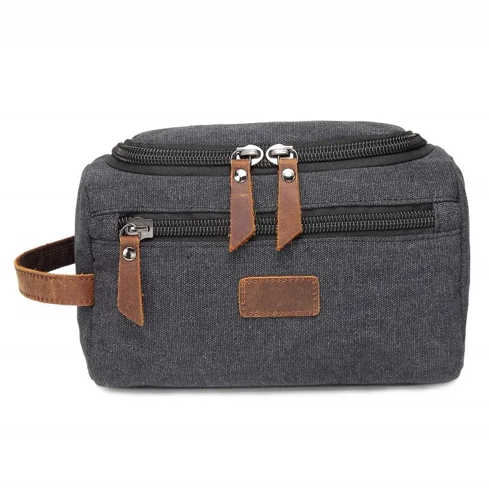 boîte de maquillage cosmétique étanche pour hommes, sac de voyage, organisateur en toile, grands nécessaire, trousse de vanité pour hommes, pochette de toilette de lavage