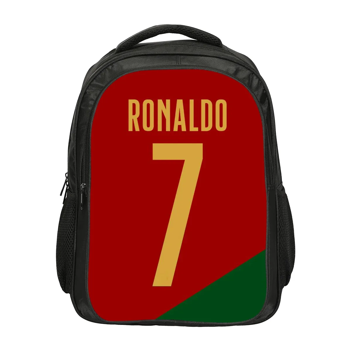 sac à dos double couche ronaldo cr football star, sacs d'école, sac à dos de sport, sac à dos de voyage de grande capacité