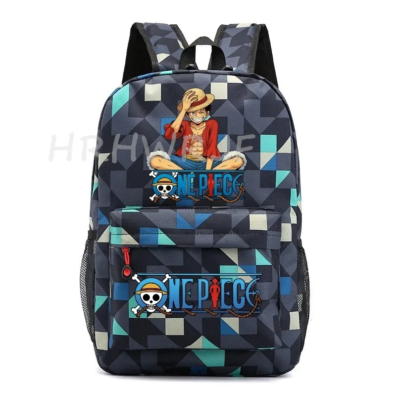 sac à dos one piece monkey d luffy pour adolescents, sac à dos en nylon pour filles, sac à dos mignon pour femmes, sac à dos pour ordinateur portable, sac de voyage, sac à dos de grande capacité, unisexe