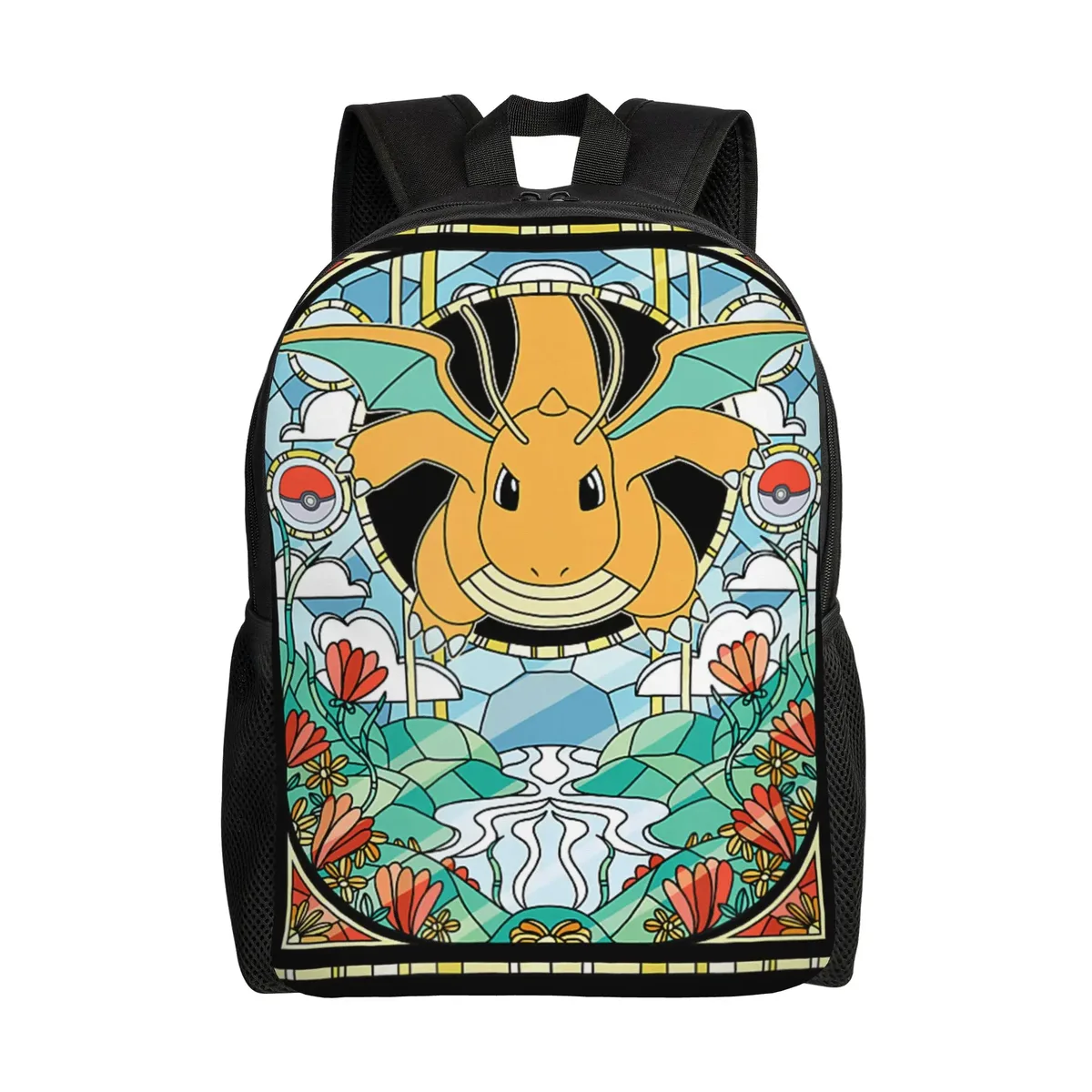 sacs à dos pokemon pikachu anime lightning scence daypack mochila school retro sac à dos lavable