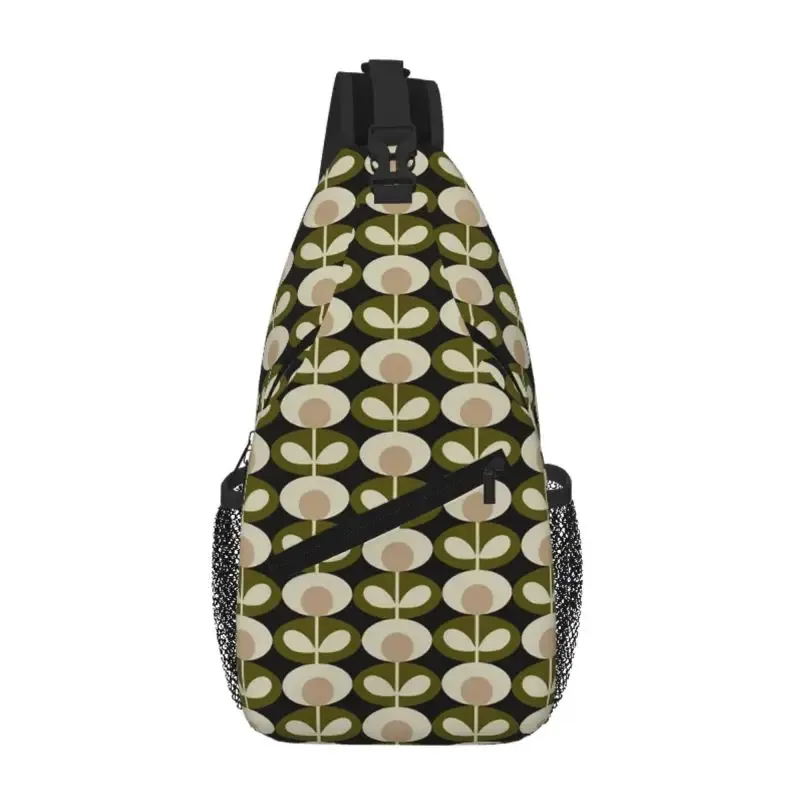 sacs à bandoulière orla kiely multi stem flowers pour voyage, randonnée, hommes et femmes, sac à dos portable, sac de poitrine, sac à bandoulière quotidien.