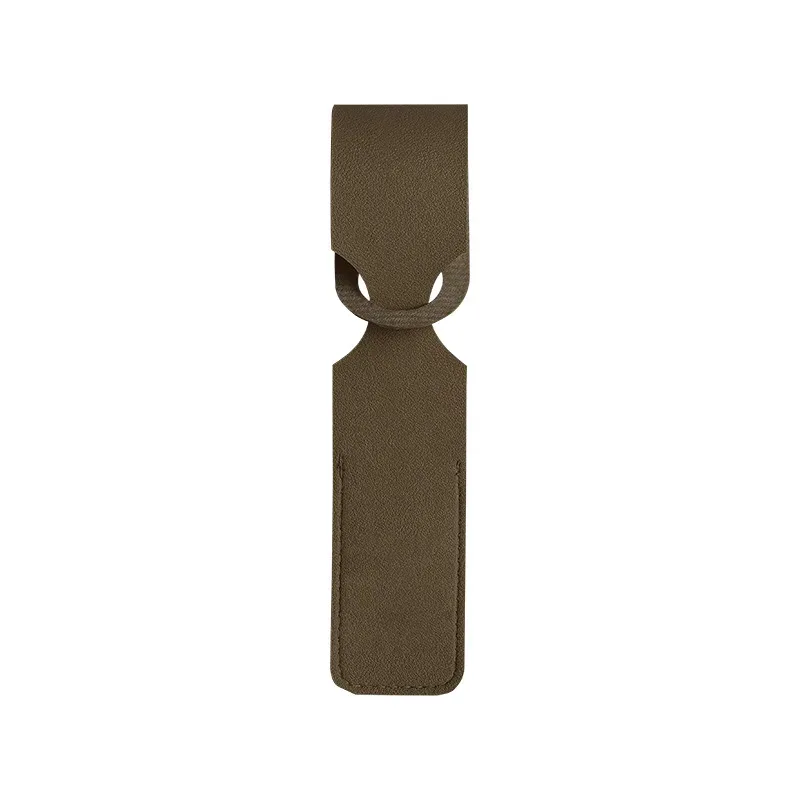 étiquette de bagage en cuir pu, pendentif pour carte d'embarquement, idéal pour voyages d'affaires, identification de valise, milkjoy