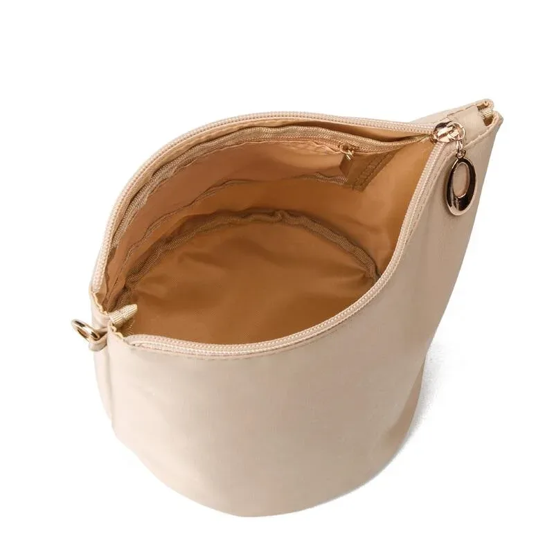 sac organisateur pour sac à main seau, inserts de sac seau (abricot, noir, café)
