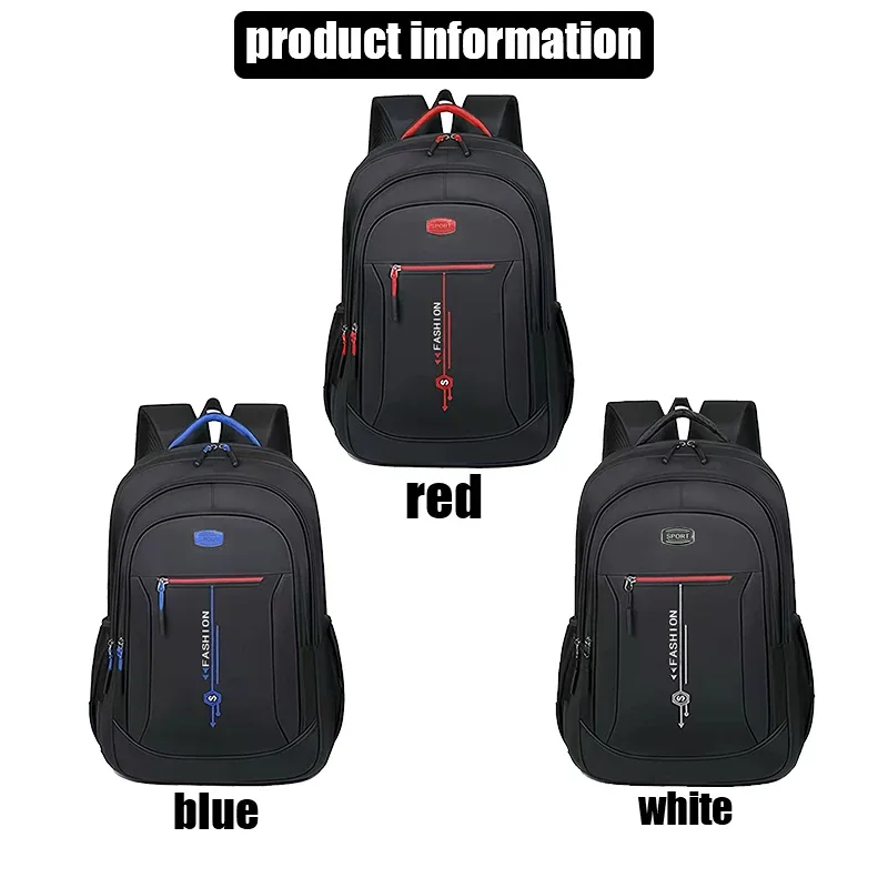 sac à dos de voyage polyvalent pour tous les jours, design tendance avec fermeture éclair contrastée, grand format pour ordinateur portable, idéal pour le travail, l'université et les escapades de week-end