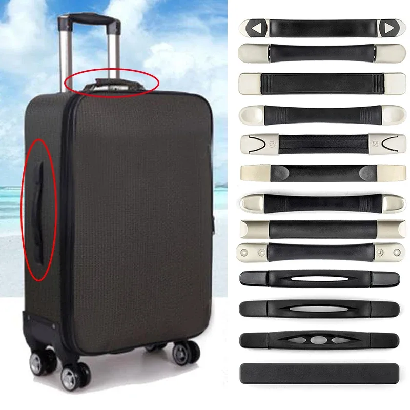 Poignée de bagage noire universelle, poignée de bagage, poignée de valise, poignée de remplacement de chariot de voyage, poignée de sac, accessoires de poignée, 1PC