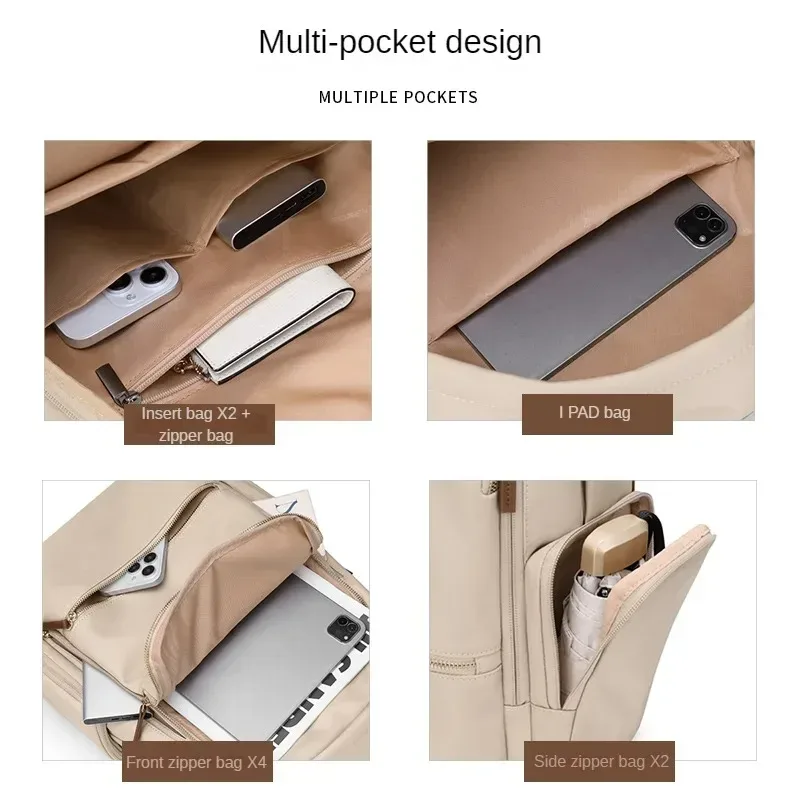 golf-sac à dos pour ordinateur portable pour femme, sac à dos tendance pour ordinateur, sacs à dos de loisirs pour étudiants, sacs d'école pour femme, 15 po, 6 po
