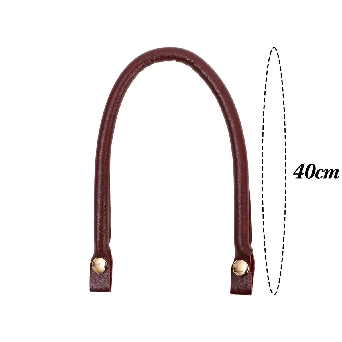 sangle de sac à bandoulière en cuir pu pour femmes, couleur unie, poignées de remplacement pour poignée de sac à main, fermoir, accessoires de bricolage