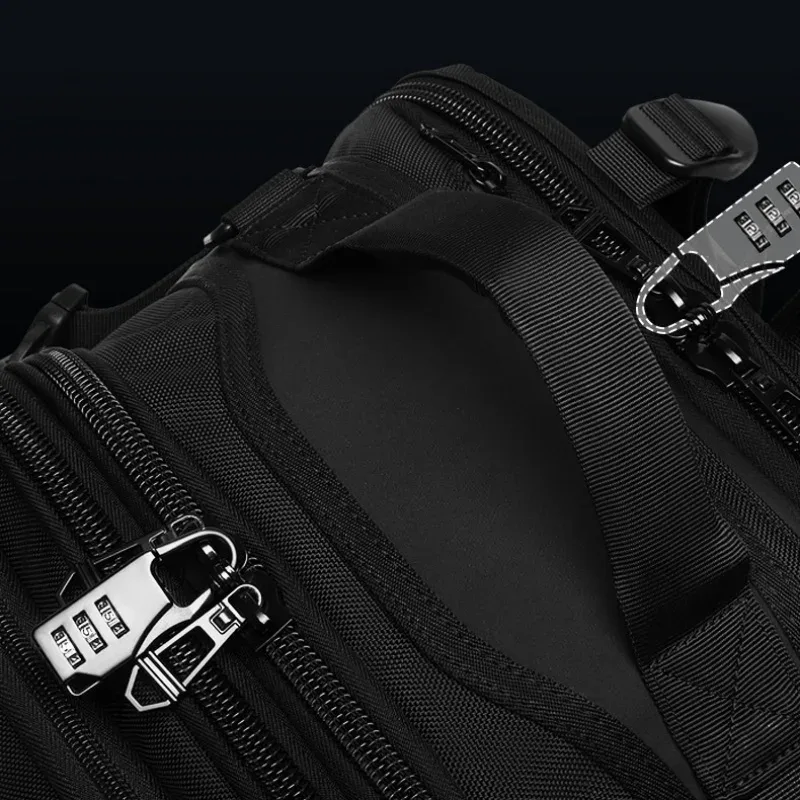 ozuko sac à dos pour hommes sac de voyage multifonctionnel en plein air grande capacité étanche compartiment à chaussures séparé sac d'affaires