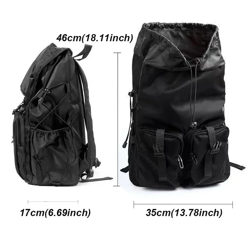 nouveau cordon moraillon boucles sac à dos décontracté hommes femmes collège sacs d'école sacs à dos pour ordinateur portable simple 15.6 pouces pochette d'ordinateur pour hommes