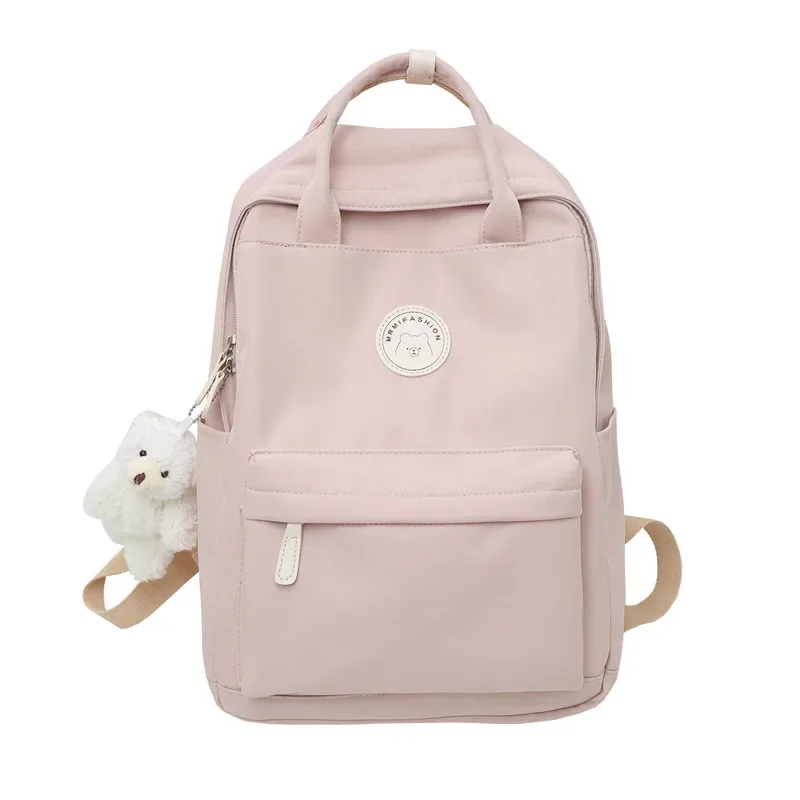 sac à dos à la mode pour étudiante, étanche, mignon, cartable pour femme, ordinateur portable, livre blanc, kawaii, fille, collège, voyage
