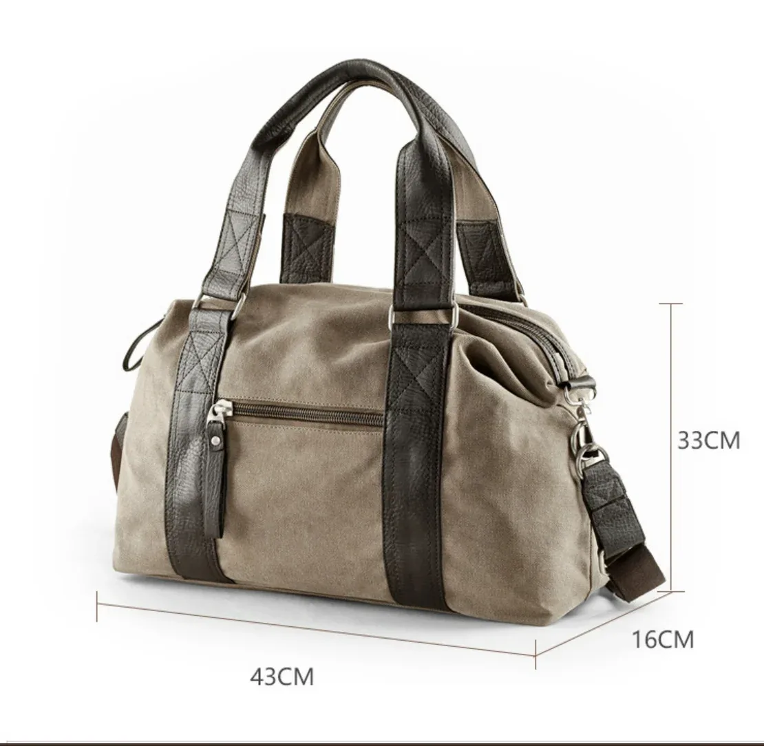sac de voyage fourre-tout en toile de grande capacité pour hommes, bagages initiés, sac à bandoulière, sport coréen, gymnase, fitness, polochons, sacs de voyage courts