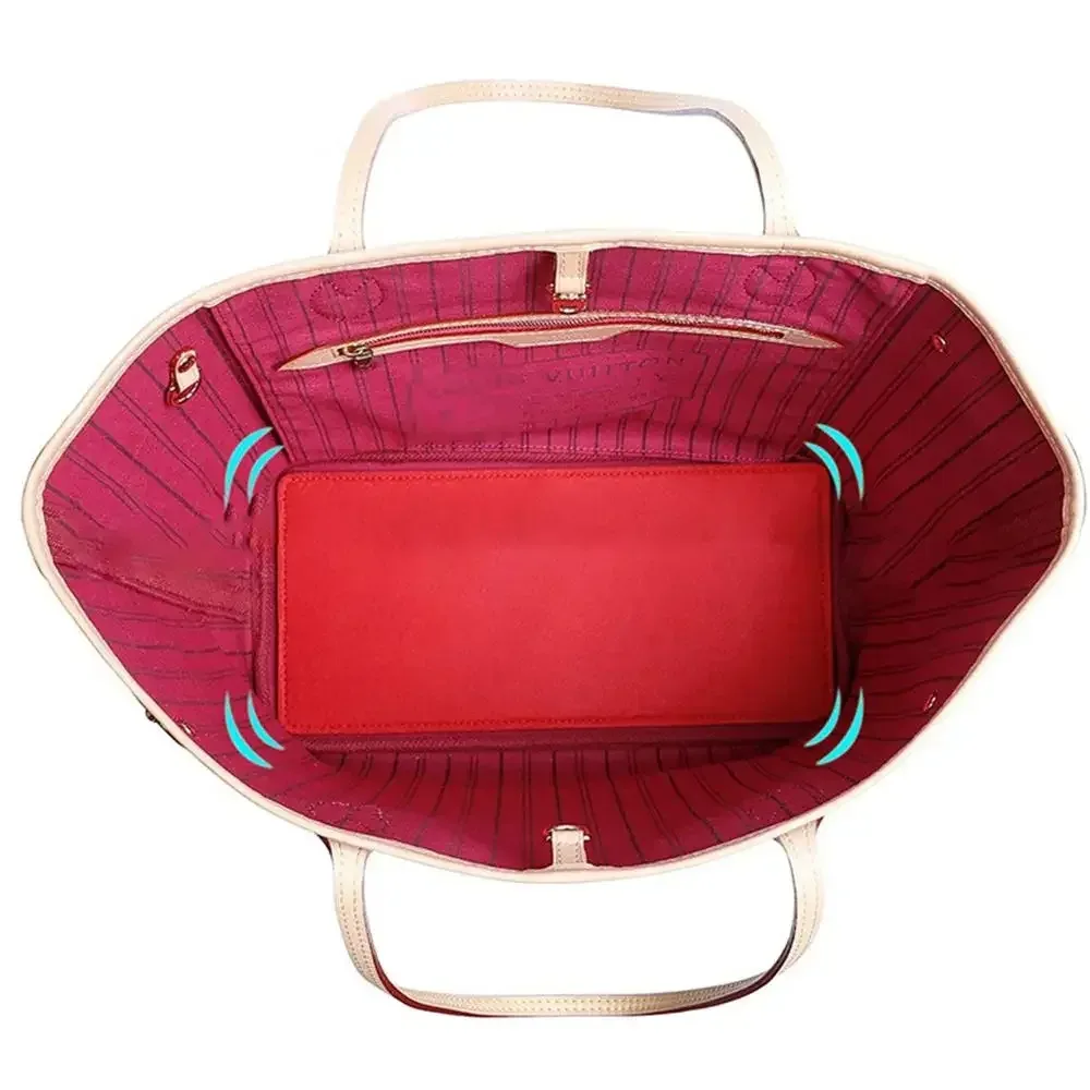 sac à main universel en feutre épais, support de base pour lv, accessoires de sacoche astronomique pratique, taille s, m, l