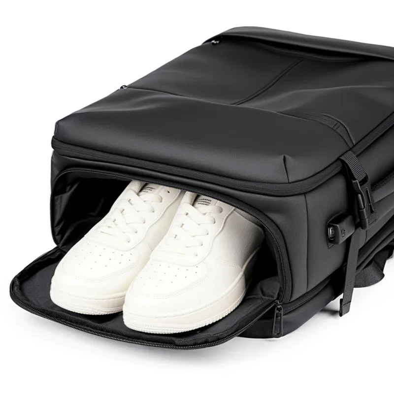 sac à dos étanche extensible pour voyage d'affaires, sac pour ordinateur portable 15.6 pouces, chargeur usb, sac à dos de banlieue de grande capacité pour hommes et femmes