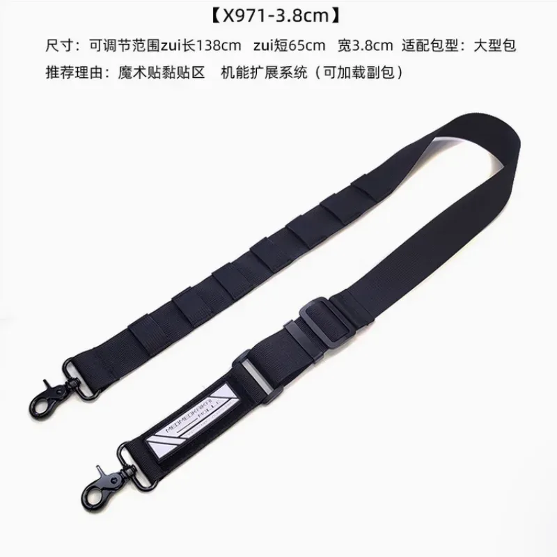 fonction tactique diverses combinaisons réglable sac à bandoulière sangle homme techwear style haute rue modulaire sac accessoires