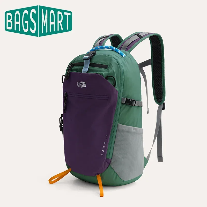 bagsmart sac à dos d'école pour femmes, sacs d'école imperméables en nylon, convient aux ordinateurs portables de 14 pouces, léger, durable, pour les voyages, les déplacements, la randonnée