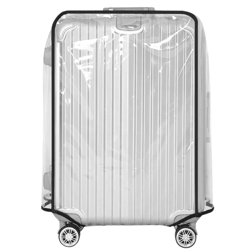 housse de protection transparente pour valise de 18 à 30 pouces, protection transparente pour bagages de voyage, accessoires de voyage en pvc imperméables pour valises à roulettes