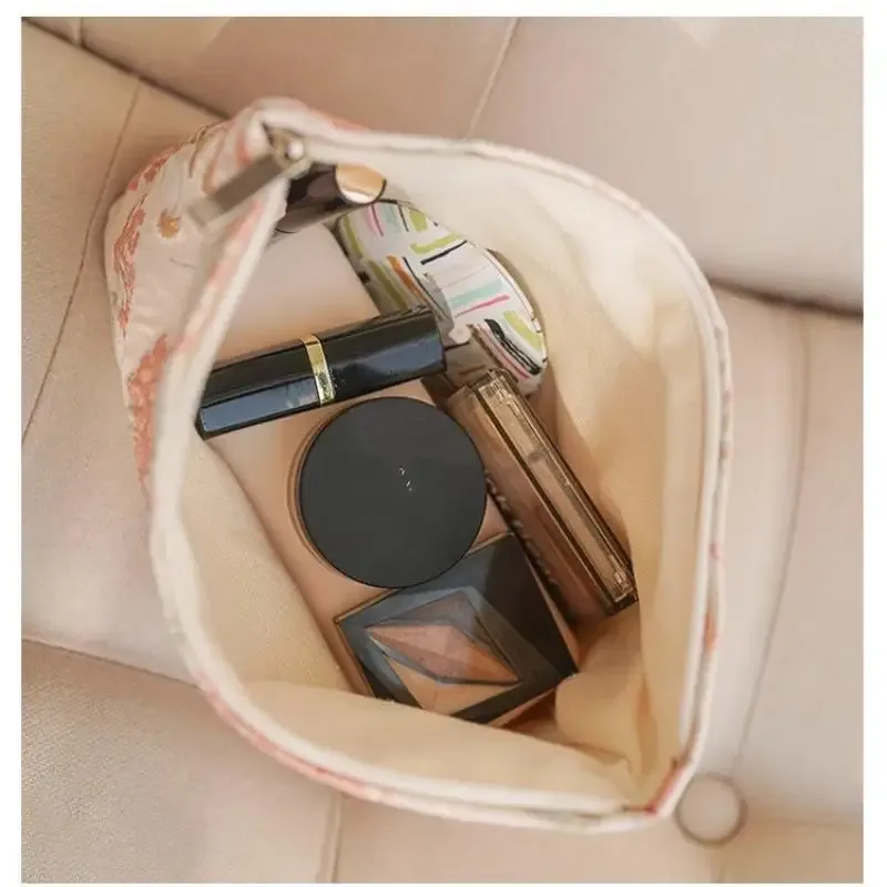 trousse de maquillage à fermeture éclair, porte-cartes, trousse à crayons dessin animé pour étudiants, porte-monnaie, sac de rangement portable pour femmes