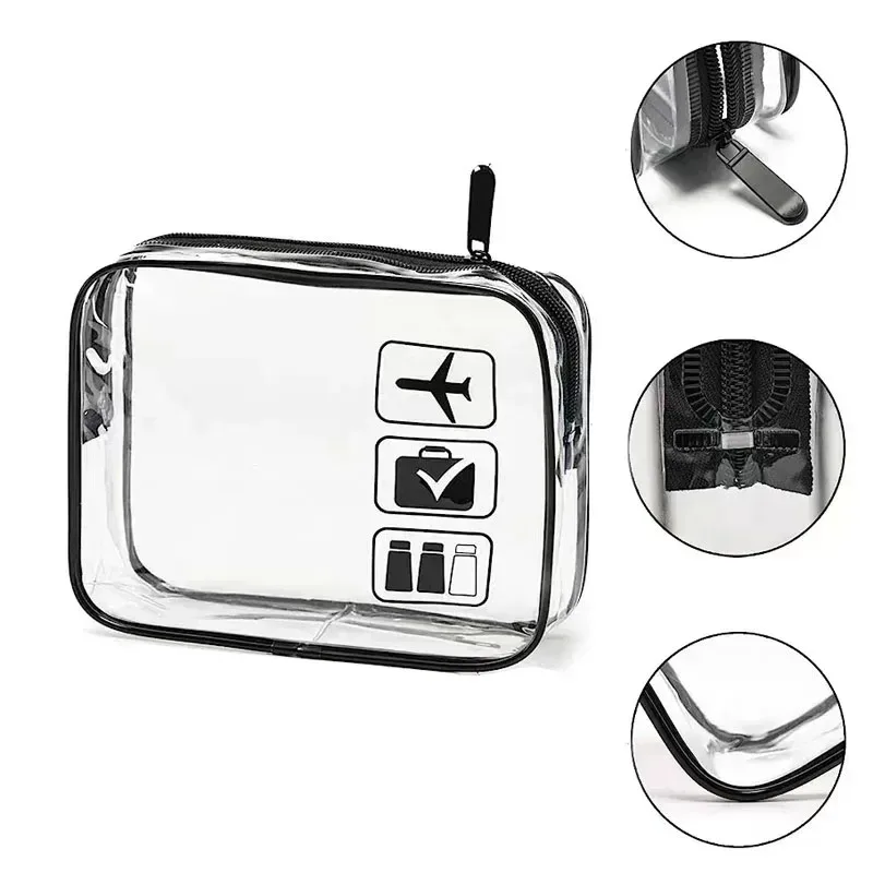 femmes transparent pvc voyage emballage organisateurs sac étuis pochette voyage brosse à dents serviette bagages cosmétique toilette sac de rangement