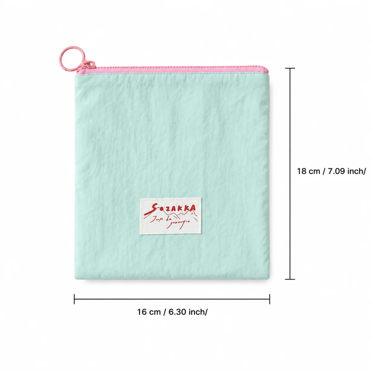 pochette de maquillage simple en toile, grande trousse de rangement pour cosmétiques, pochette coréenne pour femmes, mignonne trousse de toilette et de beauté
